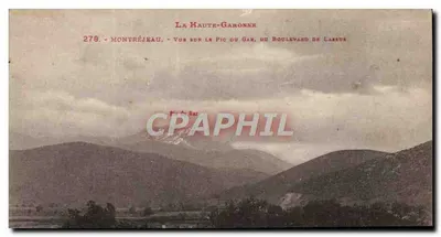 A Haute-Garonne - Montréjeau - Vista do Pic du Gar, do Boulevard de Lareus