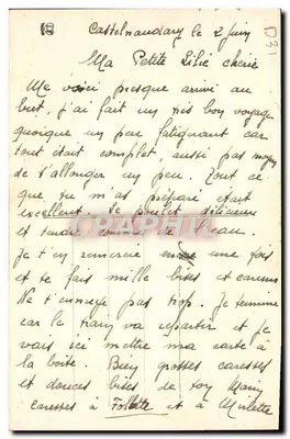 St Ferréol, perto de Revel - Conjunto das cachoeiras no parque - A Montanha Negra - Editor Labouche Frères, Toulouse, n°15 — Verso