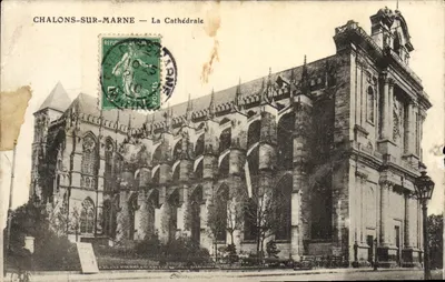 Chalons-sur-Marne — A Catedral — Editor: C. Lévy, n° 1035