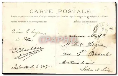 Chalons-sur-Marne — A Catedral — Editor: C. Lévy, n° 1035 — Verso