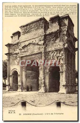 Orange (Vaucluse) — O Arco do Triunfo — Editor IDEALE M.F.B. n°22