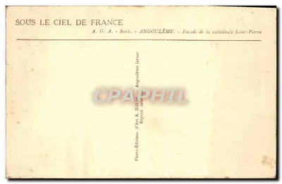 Angoulême — Facade van de kathedraal van Sint-Pieter — A.G.A. - Angoulême — Achterkant