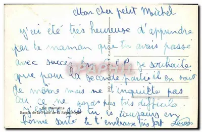 Bassin de la Place de la République — Moulin — éditeur C.A.L.E. PARIS, n° (45) — Verso