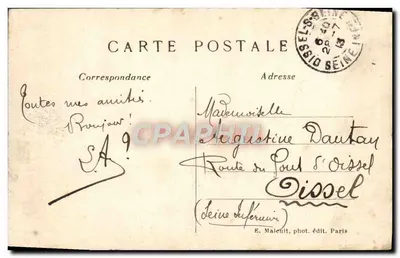 Vincennes — Vista geral do Castelo — E.M. n°278 — Verso