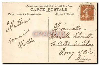 Dole (Jura) — Brzegi Doubs pod Azans — Wyd. i Gliclé Karer - Dole — Rewers