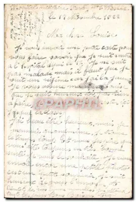Mayence - Plac Nowej Fontanny — widok placu z obeliskiem i budynkami — wydawca nieznany — Rewers