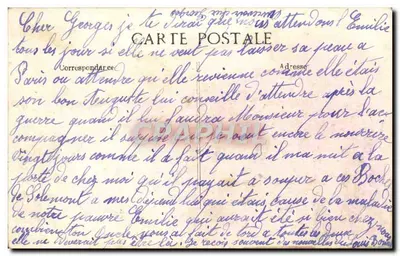 Dolina Dessoubre — Skarpa Baal — Cliché Ch. Simon, Matelé, n°598 — Rewers
