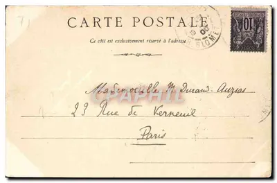 Paray-le-Monial — Vue d'ensemble de la résidence des M.M. les Chapelains — éditeur : 'Résidence de M.M. les Chapelains, Vue d'ensemble' — Verso