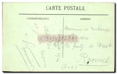 Mayenne — La Providence vista do Hospice — LL. — N° 57 — Verso