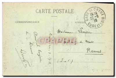 Dreux - Igreja de São Pedro — Ch. Fonceault, editor, n°1 — Verso