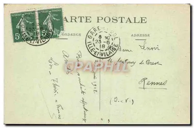Dol-de-Bretagne — A Catedral (lado Sul) — Editor desconhecido, n° 28 — Verso
