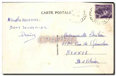 Saint-Servan-sur-Mer — La Torre Solidor — Editor Laurent-Nei, n° 1764 — Reverso