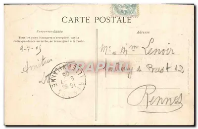 Saint-Malo — A Cale dos Bés — G. F. n°3528 — Verso