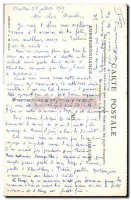 La caída del Ain en Syam — Agenda P.L.M. 1925 — Cl Baudinière — Reverso