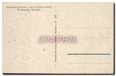 Feldberg - Zima — seria Schwarzwaldfeldberg - 305 — Rewers