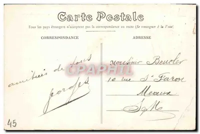 Orléans — A Catedral — J. Loïdé, editor — Verso