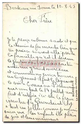 Drzwi Pałacowe — Bordeaux — Tito — Rewers