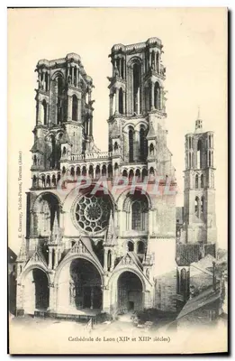Catedral de Laon (séculos XII e XIII) — E. Chaucerny, Val-Saint-Pierre, Vertrine (Alise)