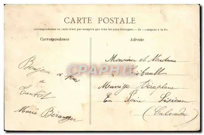 Fougères — Le Château. Les remparts et les tours de Guibet et de Coigny — Cliché Mahire, n°21 — Verso