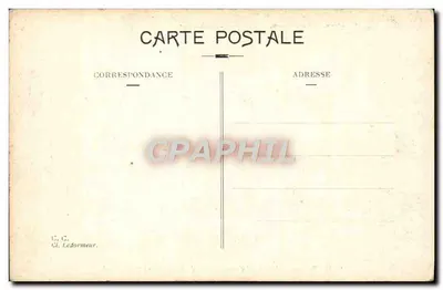 Fond d'Eaux-Bonnes, do Pic de Larje — Vista das montanhas ao redor — Editor C. C. Ledormeur, n° 51 — Verso