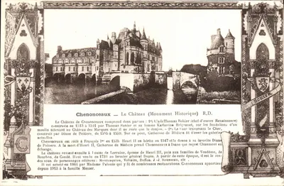 Chenonceaux — O Castelo (Monumento Histórico) — R.D. — R. Dorange, Editor Tours