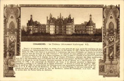 Chambord - O Castelo (Monumento Histórico) - R.D. - R. Dorange, Tours