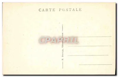 Cheverny — O Castelo (Monumento Histórico) — R.D. — R. Dorange, Editor, Tours — Verso