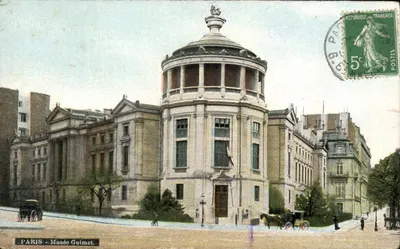 PARIS - Museu Guimet — visão arquitetônica — editor L.V. & Cie, n°78