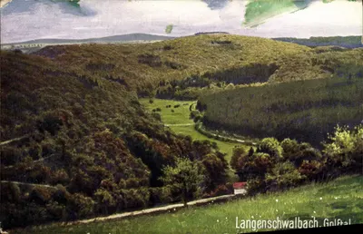 Langenschwalbach - Golfatal — Karte artística Wiedemann, Número 1987 A