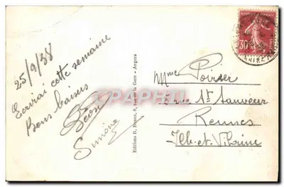 Angers — Ogólny widok Maine — Wydawnictwo R. Iraux, nr 244 — Rewers