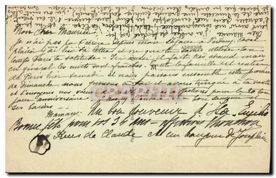 Auxerre — A Catedral St-Etienne — Ed. Lévy, Auxerre — Verso