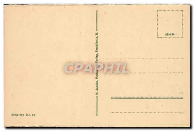 Muniz a. Rh., Dom von Südwest — widok z południowego zachodu — M. Jacobs, Postkarten-Verlag, Frankfurt a. M., seria 280 n° 10 — Rewers
