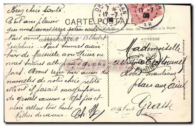 Marseille. O Palácio Longchamps — editor Ateliers de Phototypie Guenée, n° 126 — Verso