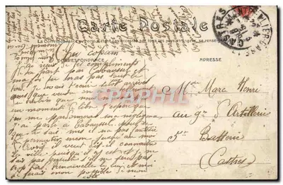 Montpellier — Estátua de Luís XIV no Peyron — Édition des Nouvelles Galeries — Verso