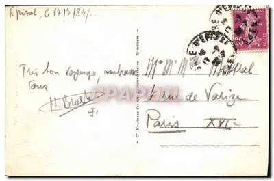 Epinal - Beeld Pinau — n° 31 — Achterkant