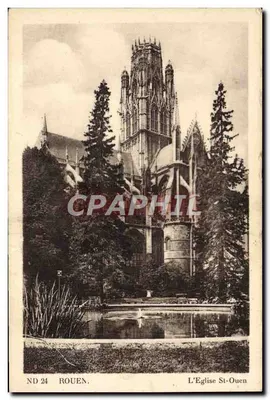 Rouen — A Igreja de São Ouen — ND 24
