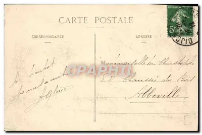 Dijon — Plac Darcy widziany z dachu Hotelu de la Cloche — L. V., wyd. nr 542 — Rewers