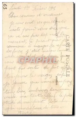 Mont-Dore — Vista geral e o Capuchino — A Auvergne, Puy-de-Dôme, n°452 — Verso