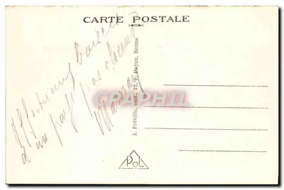La Pompelette — Tanque « Lotte » encalhado na primeira linha alemã — J. Fréville, editor, Reims — Verso