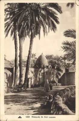 Mesquita de Sidi Lassen — Egito — série 1259, editor A. H.