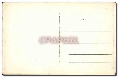 La Porte du Désert — canyon verdoyant avec palmiers et voyageurs — éditeur ARB, n° 1292 — Verso