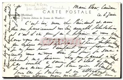 Castelo de Jeanne de Montfort — Hennebont (Morbihan) — editor Rolin — Verso