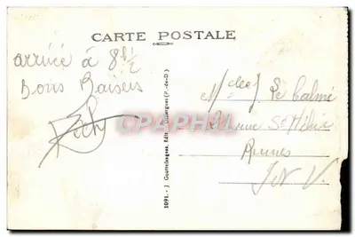 Clermont-Ferrand — Place de Jaude — editor J. Gouttefanges, n° 1091 — Verso