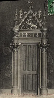 Blois — O Castelo — Porta da Sala de Jantar