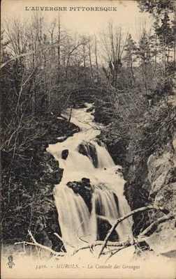A Cascata das Granges - Murols — A Auvergne Pittoresque, n°3416
