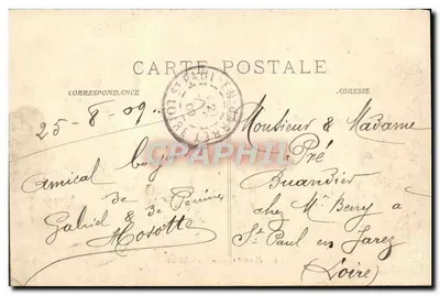 Marseille - Het Kasteel d'If — onbekende uitgever, n° 64 — Achterkant