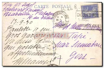 Marseille — Baseny Joliette i katedra — Rewers