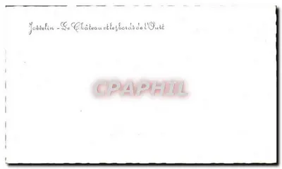 Josselin — Zamek i brzegi rzeki Oust — Rewers