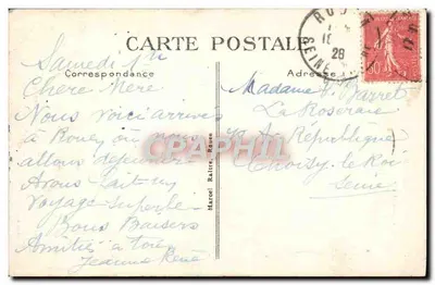 Rouen — La Catedral — n° 616 — Reverso