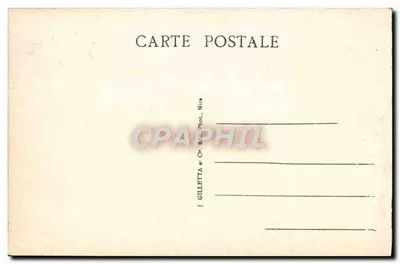 Cannes - Square Mérimée et Casino — éditeur J. Gilletta et Ch. Bilo, Nice, n° 468 — Verso